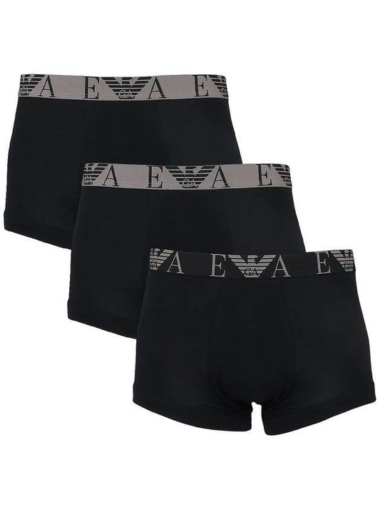 Men's Logo Band Briefs 3 Pack Set Black - EMPORIO ARMANI - BALAAN 1