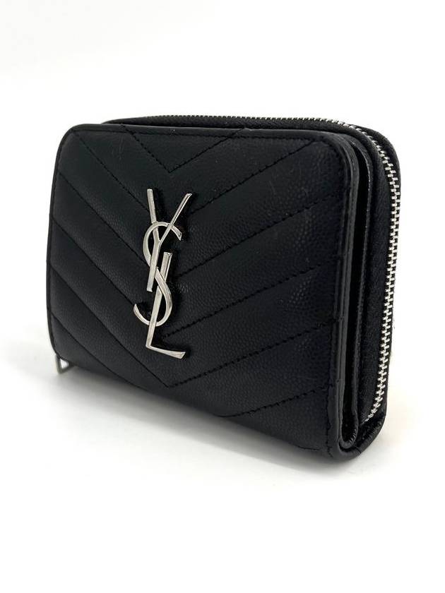 Zipper around compact half wallet 403723 - SAINT LAURENT - BALAAN 3