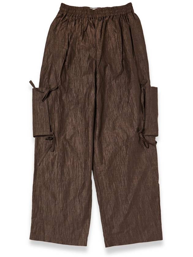 Crinkle Detachable Pocket Pants Brown MM221PT001BRN - MONTSENU - BALAAN 7