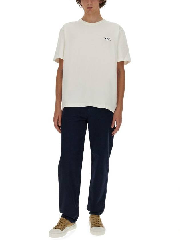 Boxy Petit VPC Short Sleeve T-Shirt White - A.P.C. - BALAAN 3