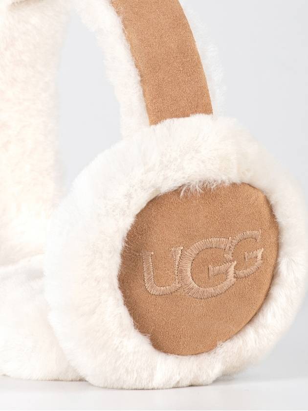 Sheepskin Embroidery Earmuff Chestnut - UGG - BALAAN 7