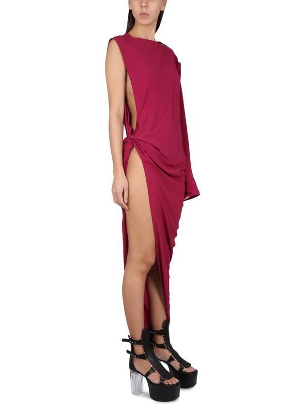 Midi One Piece RO01C5580 CC23 FUCHSIA - RICK OWENS - BALAAN 3