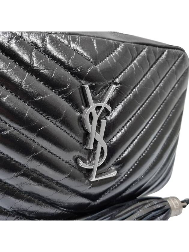 Women s 468537 Monogram Metallic Small Tassel Decorated Camera Cross Bag - SAINT LAURENT - BALAAN 9