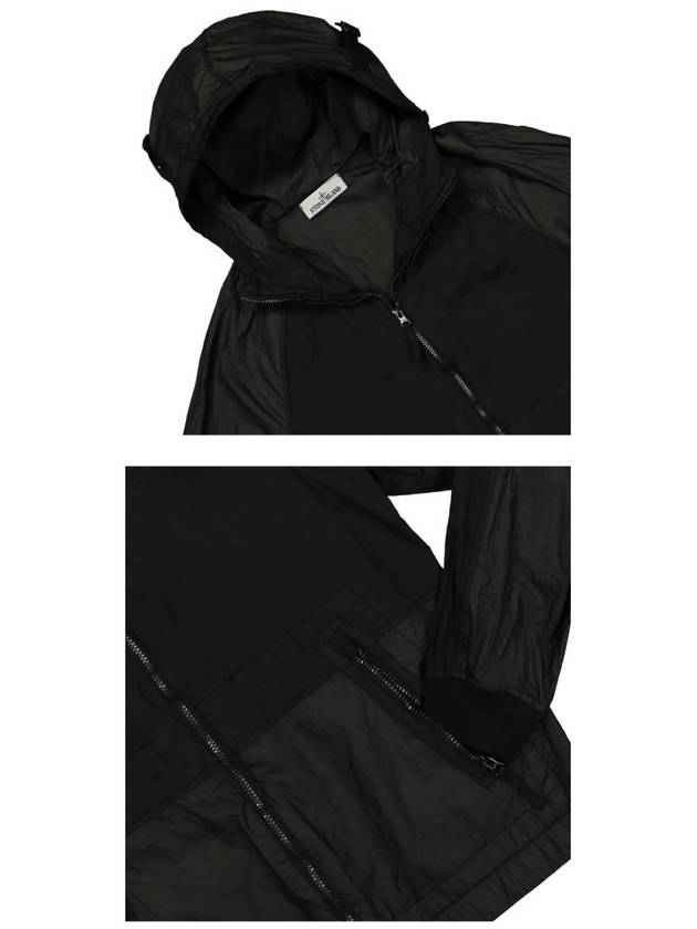 Nylon Metal Watro-TC Hooded Jacket Black - STONE ISLAND - BALAAN 6