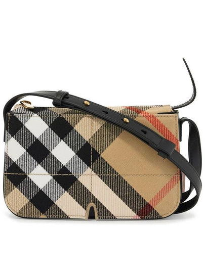 Snip Check Cross Bag Sand - BURBERRY - BALAAN 2