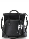 5AC Logo Patch Mini Tote Bag Black - MAISON MARGIELA - BALAAN 4