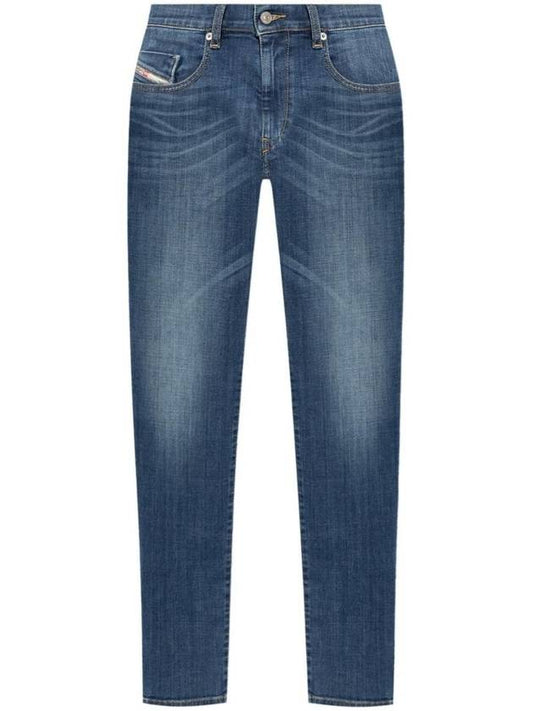 Destructed Slim Fit Jeans Blue - DIESEL - BALAAN 1