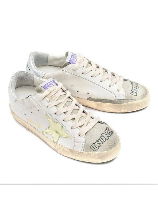 Superstar Laminated Heel Low Top Sneakers White - GOLDEN GOOSE - BALAAN 2