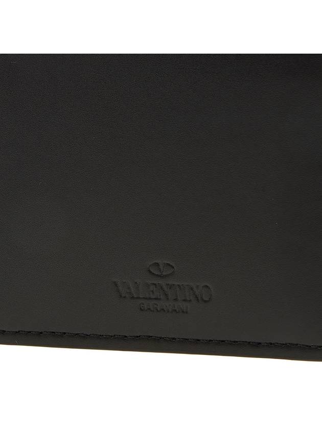 Logo Compact Card Wallet Black - VALENTINO - BALAAN 8