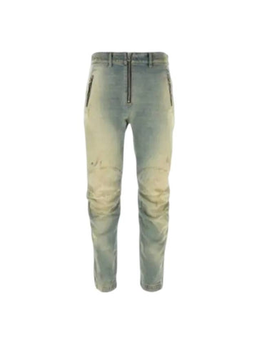 D-Generate Denim Straight Jeans Blue - DIESEL - BALAAN 1