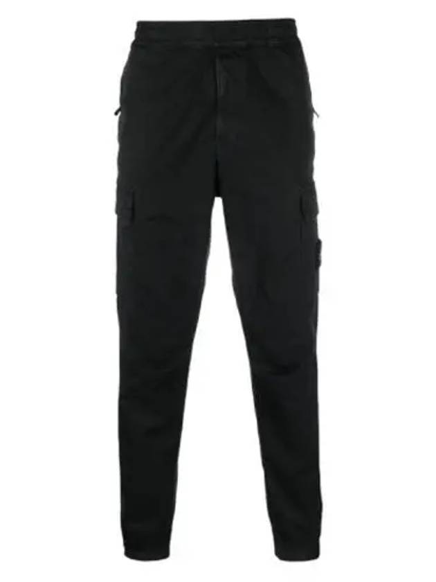 Wappen Patch Cargo Track Pants Black - STONE ISLAND - BALAAN 2