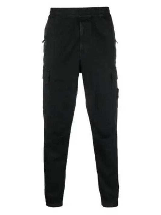 Wappen Patch Cargo Track Pants Black - STONE ISLAND - BALAAN 2