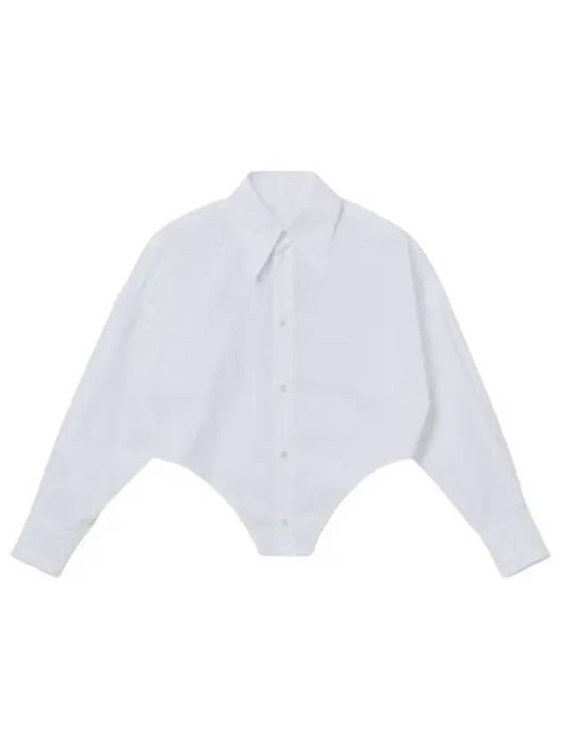 MM6 long sleeve shirt white t - MAISON MARGIELA - BALAAN 1