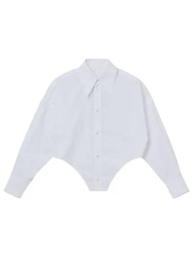 MM6 long sleeve shirt white - MAISON MARGIELA - BALAAN 1