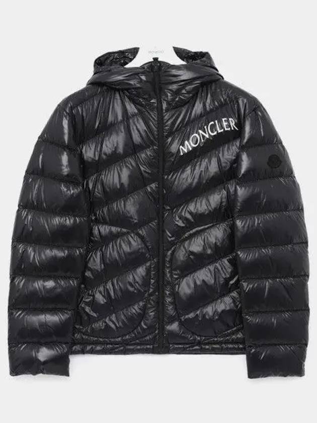 SHAMA patch logo hooded padded men s jacket 1A00072 595GJ 999 271882 1039995 - MONCLER - BALAAN 1