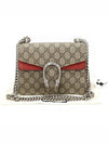 421970 GG Supreme Canvas Red Suede Dionysus Mini Chain Shoulder Bag - GUCCI - BALAAN 2