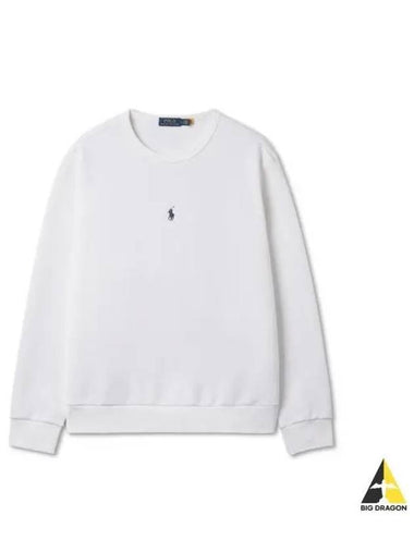 Cotton blend long sleeve sweatshirt white - POLO RALPH LAUREN - BALAAN 1