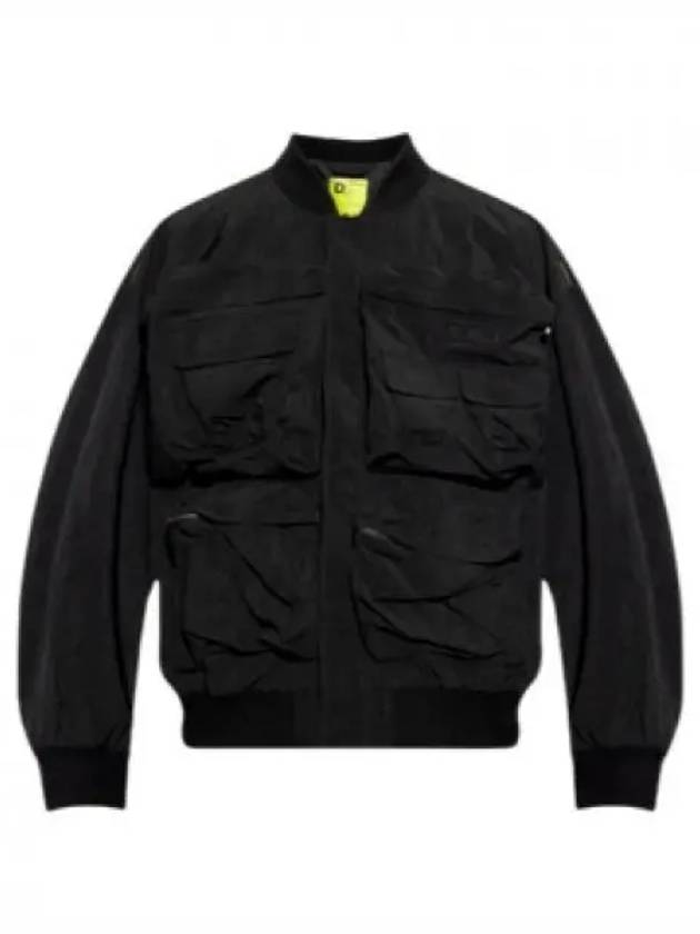 J-Stain Short Bomber Jacket Black - DIESEL - BALAAN 2