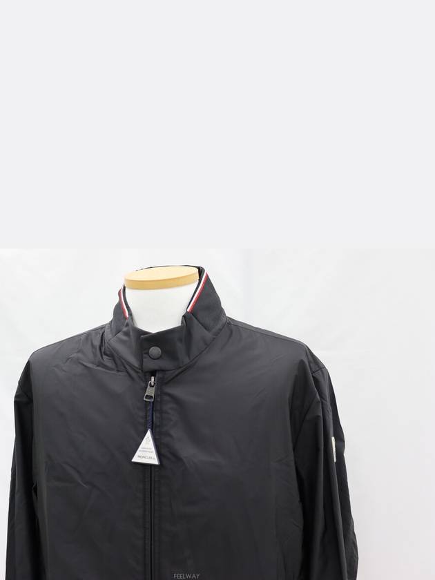 Reppe Rain Zip-Up Jacket Black - MONCLER - BALAAN 5