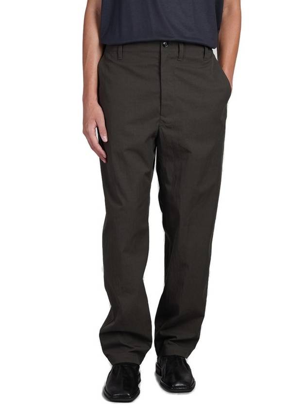 Carrot Tapered Leg Straight Pants Dark Coffee - LEMAIRE - BALAAN 1