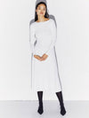 MINIMAL MAXI DRESS WHITE - KIMDOH - BALAAN 2