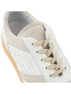 6 Court Paneled Lace-Up Low-Top Sneakers White - MAISON MARGIELA - BALAAN 9