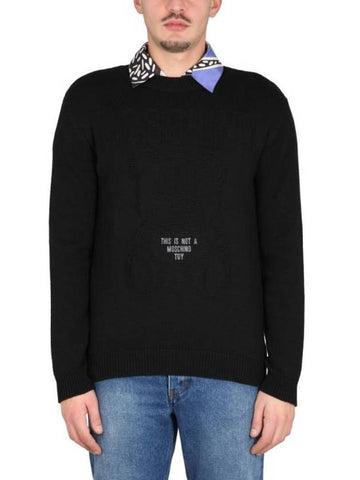 Sweater 09262003 0555 BLACK - MOSCHINO - BALAAN 1