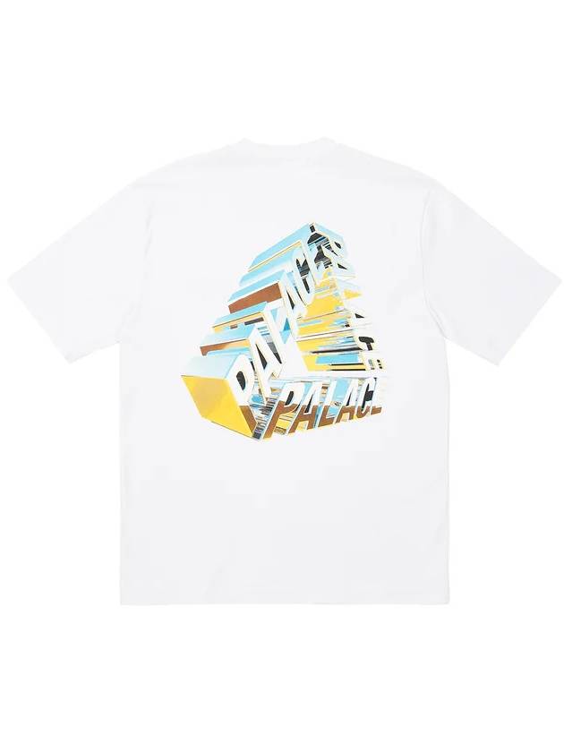 Tri-Chrome Short Sleeve T-Shirt White - PALACE - BALAAN 2