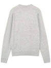 Baby Fox Patch Regular Knit Top Light Grey Melange - MAISON KITSUNE - BALAAN 3