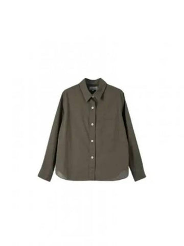 Shirt WOSH0264S24FXT GGR Free GRAY GREEN - MARGARET HOWELL - BALAAN 1