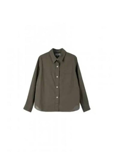 Shirt WOSH0264S24FXT GGR Free GRAY GREEN - MARGARET HOWELL - BALAAN 1