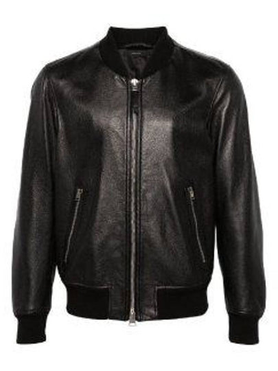 Leather Bomber Jacket Black - TOM FORD - BALAAN 2