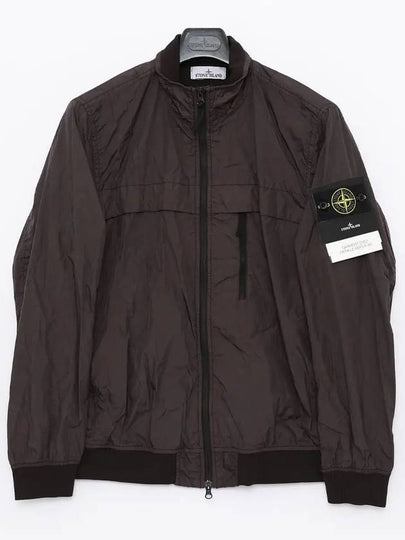 Compass Badge Pleated Windbreaker Grey - STONE ISLAND - BALAAN 2