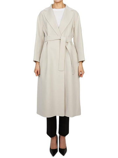 Esturia Long Single Coat White - MAX MARA - BALAAN 2