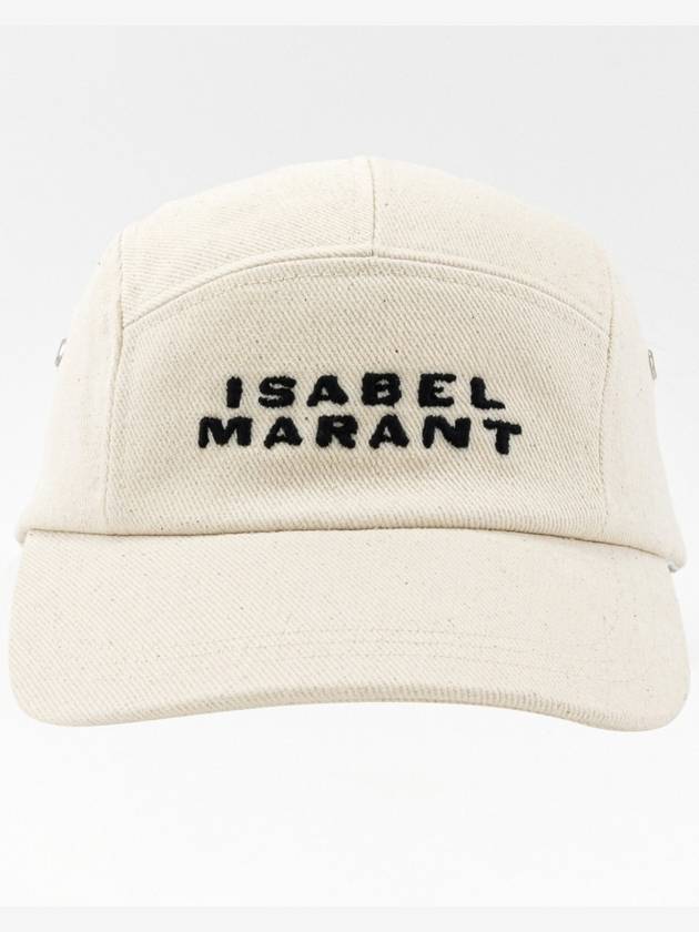 Tej Canvas Ball Cap Hat 23ACQ008XFA A2C08A ECBK - ISABEL MARANT - BALAAN 1