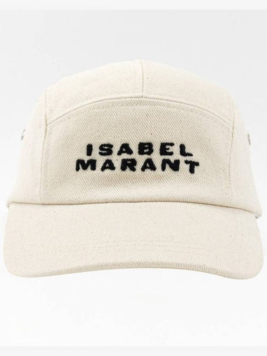 Tej Canvas Ball Cap Hat 23ACQ008XFA A2C08A ECBK - ISABEL MARANT - BALAAN 1