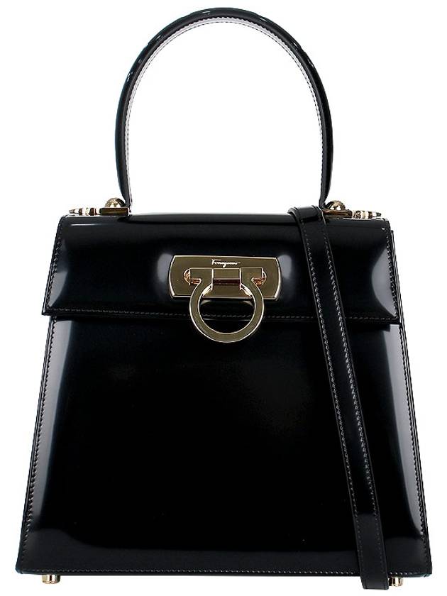 Cali Creations Tote Bag Black - SALVATORE FERRAGAMO - BALAAN 3