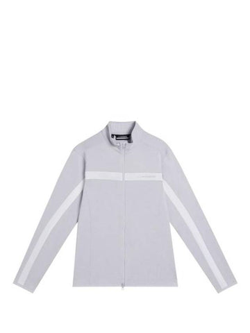 Jarvis Mid-Layer Zip-Up Jacket Light Grey Melange - J.LINDEBERG - BALAAN 1