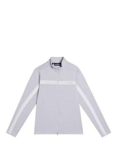 Jarvis Mid-Layer Zip-Up Jacket Light Grey Melange - J.LINDEBERG - BALAAN 1