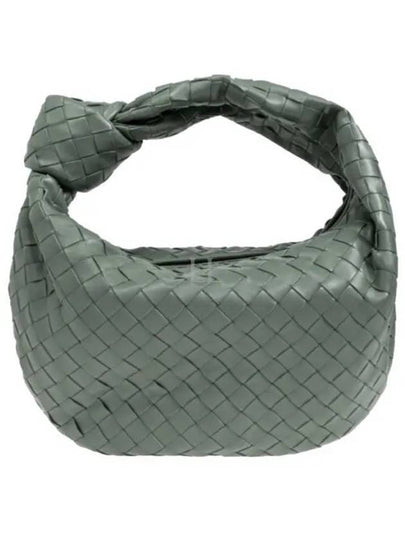 Teen Jodie Intrecciato Leather Tote Bag Green - BOTTEGA VENETA - BALAAN 2