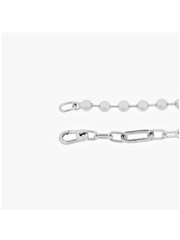 Me Metal Bead Chain Bracelet Silver - PANDORA - BALAAN 5