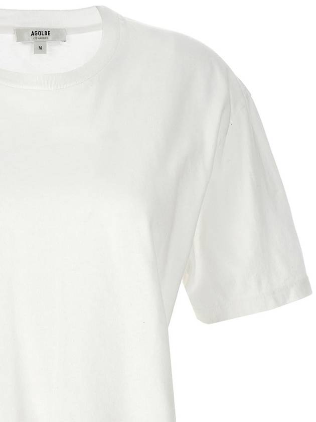 Anya Short Sleeve T-Shirt White - AGOLDE - BALAAN 4