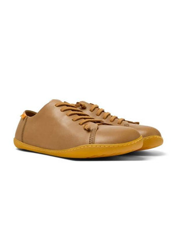 Peu Leather Low Top Sneakers Brown - CAMPER - BALAAN 1