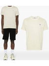 Organic Cotton Short Sleeve T-Shirt Pistachio - STONE ISLAND - BALAAN 2