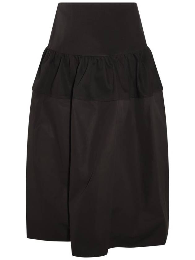 23 fw Black Cotton Skirt J03MA0129JTN269001 B0480738813 - JIL SANDER - BALAAN 5