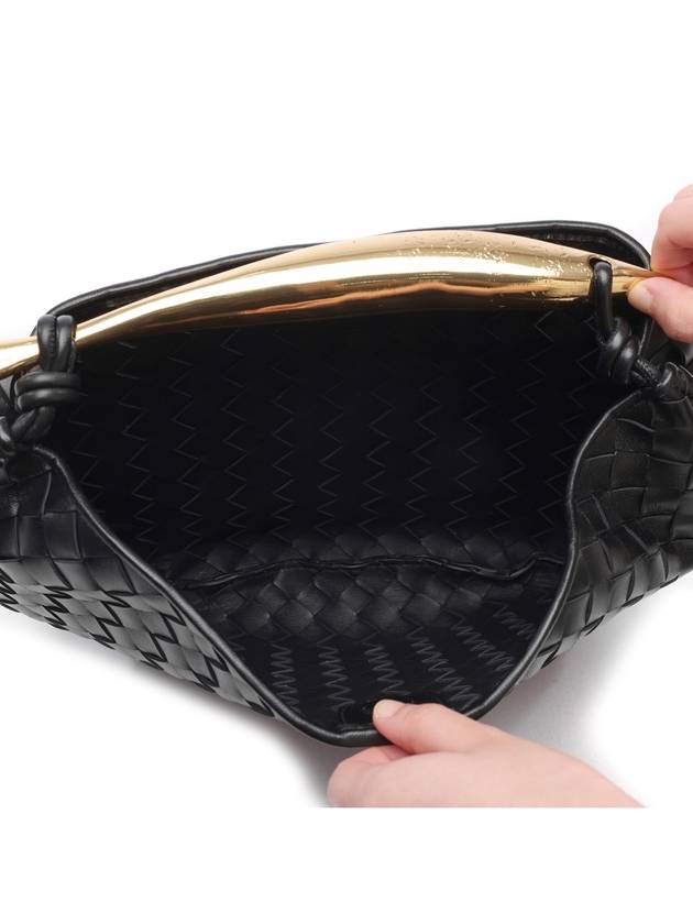 Sardine Intrecciato Tote Bag Black - BOTTEGA VENETA - BALAAN 7