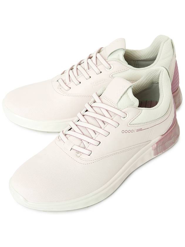 Women's Golf S Three Spikeless Golf Shoes Pink - ECCO - BALAAN 2