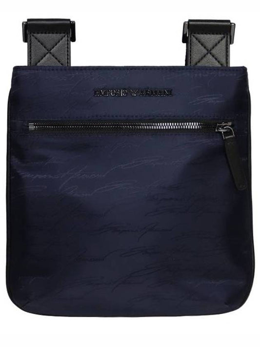 Signature Logo Cross Bag Navy - EMPORIO ARMANI - BALAAN 1