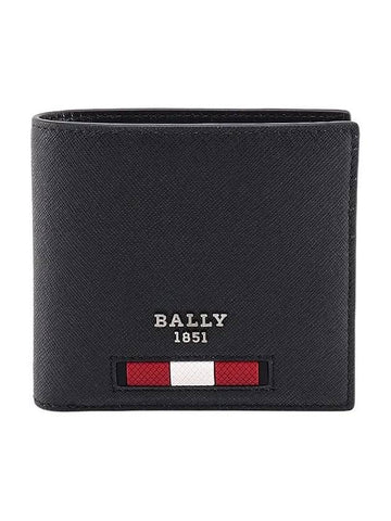 Logo Half Wallet Black - BALLY - BALAAN 1