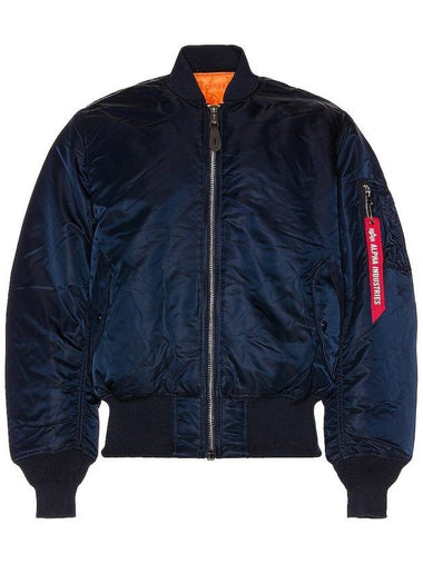 MA-1 Bomber Jacket Replica Blue - ALPHA INDUSTRIES - BALAAN 1